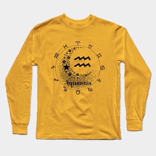 esoteric zodiac signs Long Sleeve T-Shirt